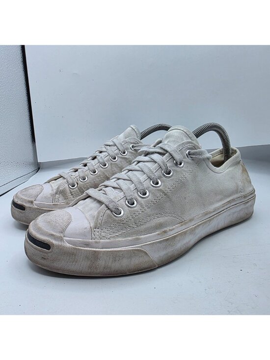 Converse Jack Purcell Mens Size 8.5 White Classic Shoes Low Top Sneaker Casual main image 9